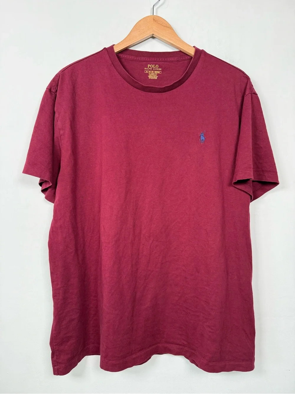 Polo Ralph Lauren Men's Casual Short Sleeve Crewneck Tee, Size XL, 100% Cotton